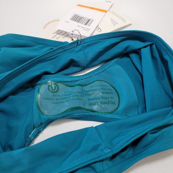 Coco Reef Contours High-Waist Bikini Bottoms Teal Cove NWT Size Small - Picture 10 of 10